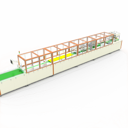 FC-332C防护服层叠抽真空包装机 FC-332C Isolation gown, surgical gown folding and packaging machine