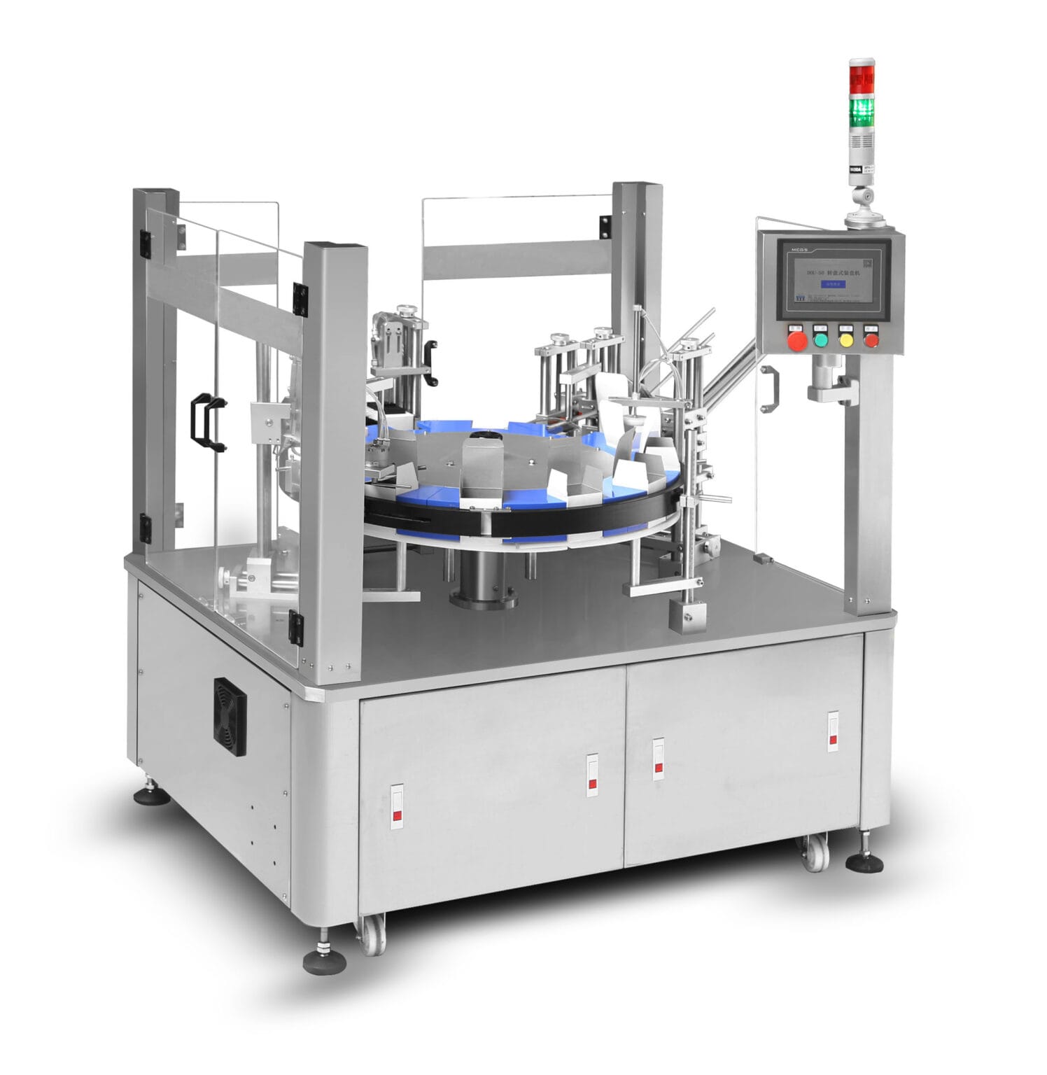Vertical cartoning machine for pharmaceutical and beauty products, UBL automatic box packing equipment