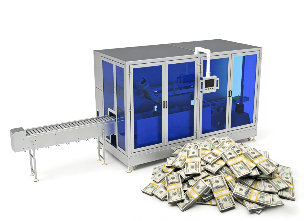 ROI calculation for high-speed cartoning machine. How much is the cartoning machine?